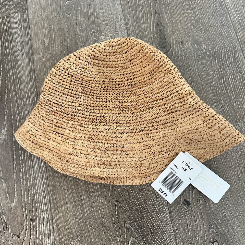 L*Space Tan Woven Hat
